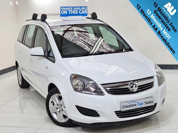Vauxhall ZAFIRA 1.6 16V Exclusiv Euro 5 5dr