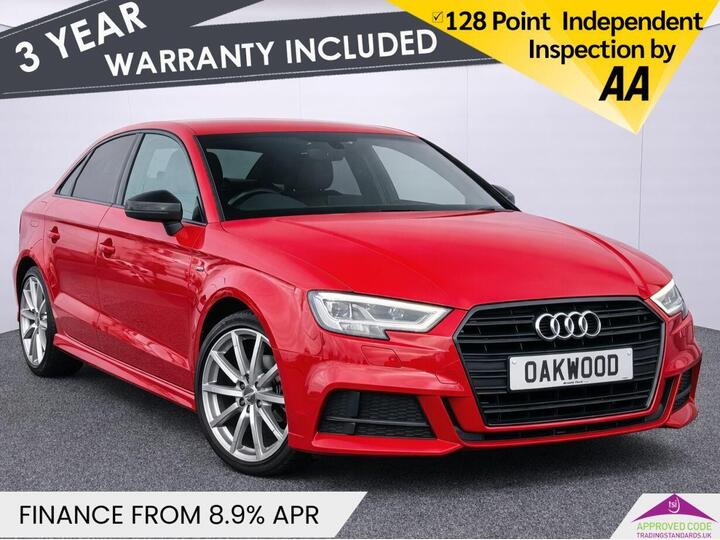Audi A3 1.0 TFSI 30 S Line Euro 6 (s/s) 4dr