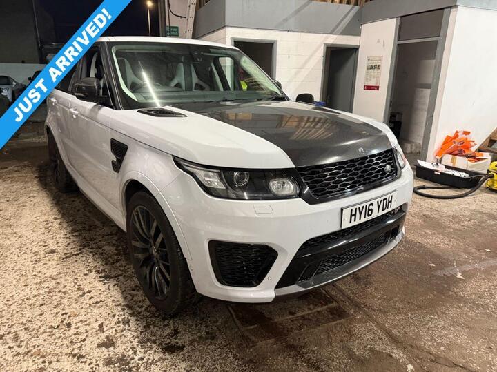Land Rover RANGE ROVER SPORT 5.0 V8 SVR Auto 4WD Euro 6 (s/s) 5dr