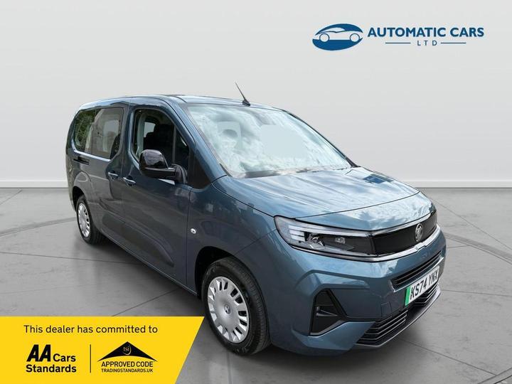 Vauxhall COMBO LIFE 52kWh Design XL MPV Auto 5dr (7.4kW Charger)