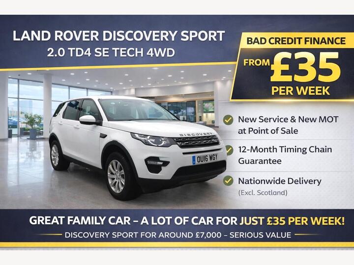 Land Rover Discovery Sport 2.0 TD4 SE Tech 4WD Euro 6 (s/s) 5dr