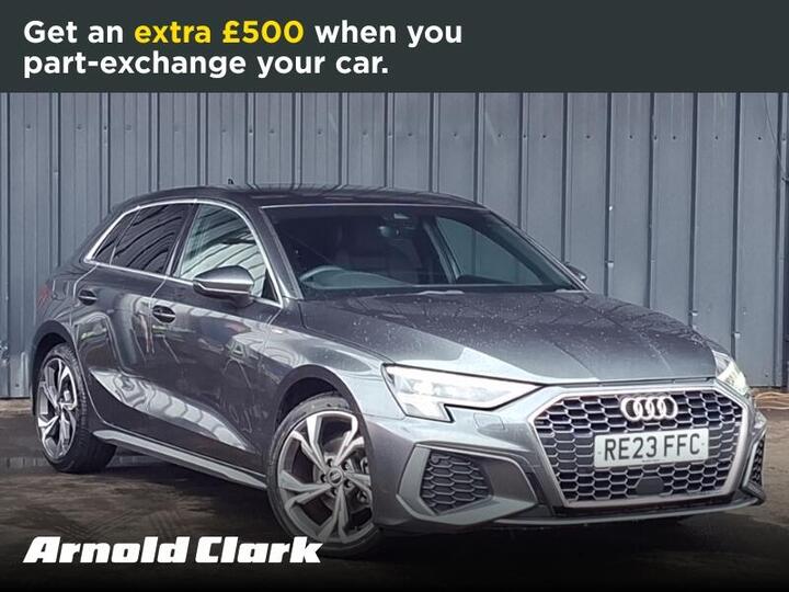 Audi A3 1.0 TFSI 30 S Line Sportback S Tronic Euro 6 (s/s) 5dr