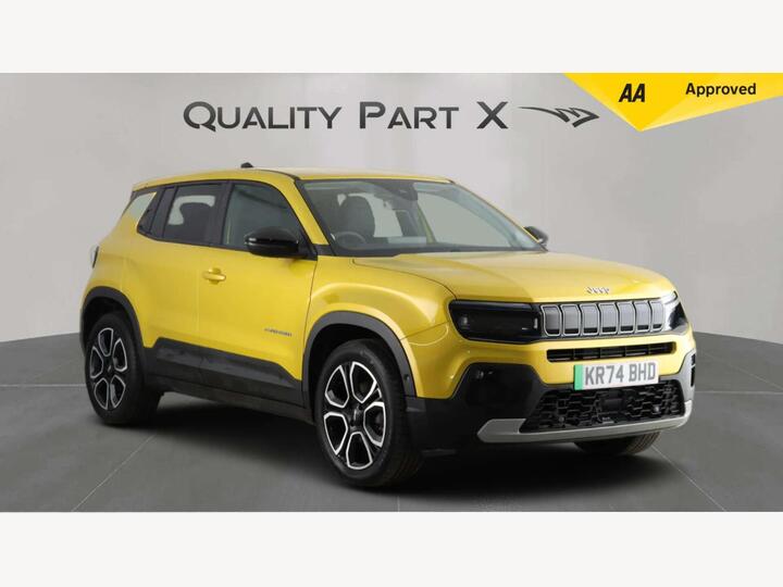 Jeep Avenger 54kWh E-Summit Auto 5dr Jeep Avenger 54kWh E-Summit Auto 5dr