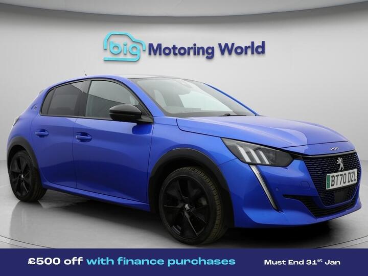 Peugeot E-208 50kWh GT Line Auto 5dr Peugeot E-208 50kWh GT Line Auto 5dr