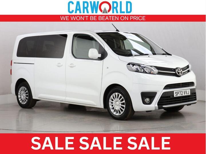 Toyota PROACE VERSO 1.5D Shuttle Medium MPV MWB Euro 6 (s/s) 5dr (9 Seat) Toyota PROACE VERSO 1.5D Shuttle Medium MPV MWB Euro 6 (s/s) 5dr (9 Seat)