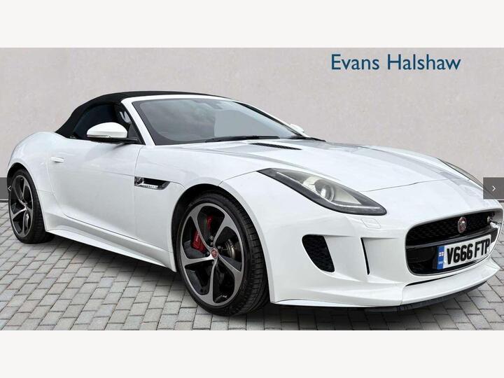 Jaguar F-TYPE CONVERTIBLE 3.0 V6 S Auto Euro 5 (s/s) 2dr