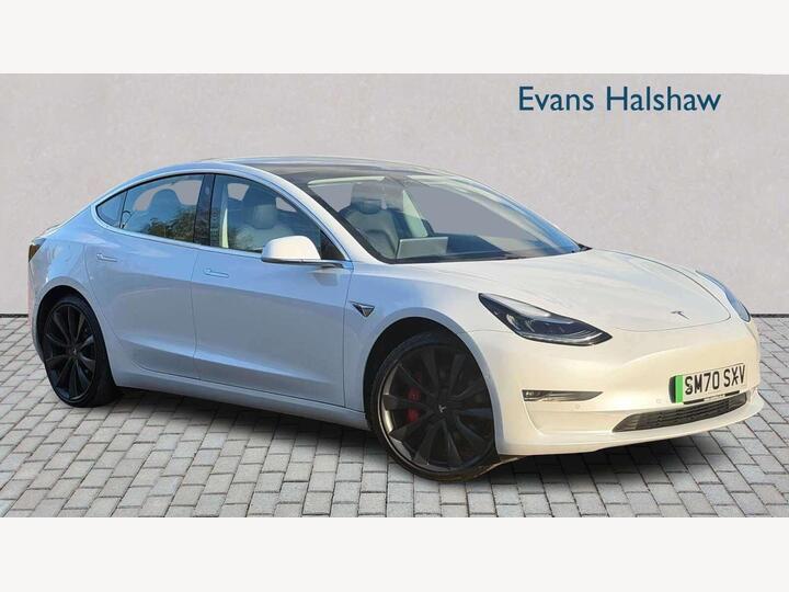Tesla Model 3 (Dual Motor) Performance Auto 4WDE 4dr (Performance Upgrade)