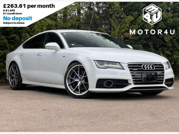 Audi A7 SPORTBACK 3.0 TFSI V6 S Line Sportback S Tronic Quattro Euro 5 (s/s) 5dr (4Seat)