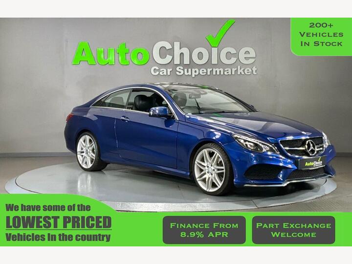 Mercedes-Benz E-CLASS 3.0 E350d V6 AMG Line Edition (Premium) G-Tronic+ Euro 6 (s/s) 2dr