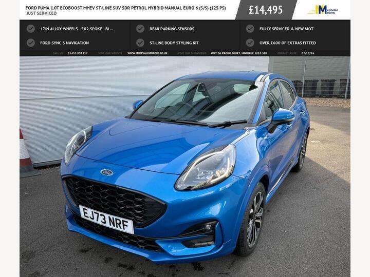 Ford PUMA 1.0T EcoBoost MHEV ST-Line Euro 6 (s/s) 5dr