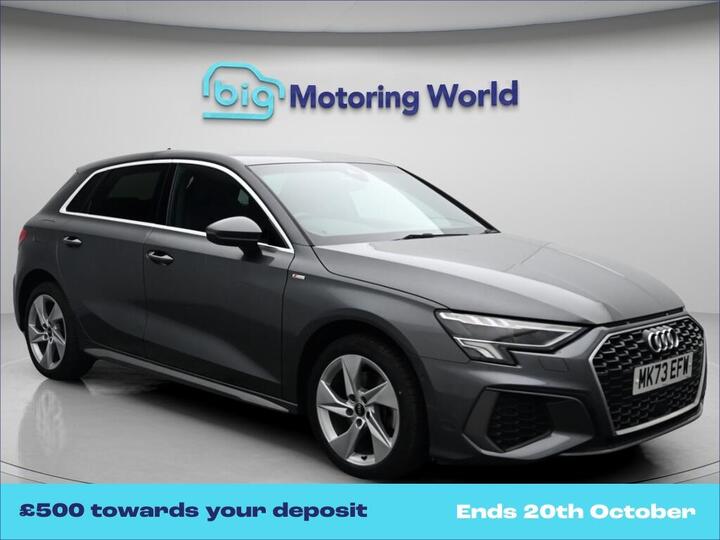Audi A3 1.4 TFSIe 40 S Line Sportback S Tronic Euro 6 (s/s) 5dr 13kWh