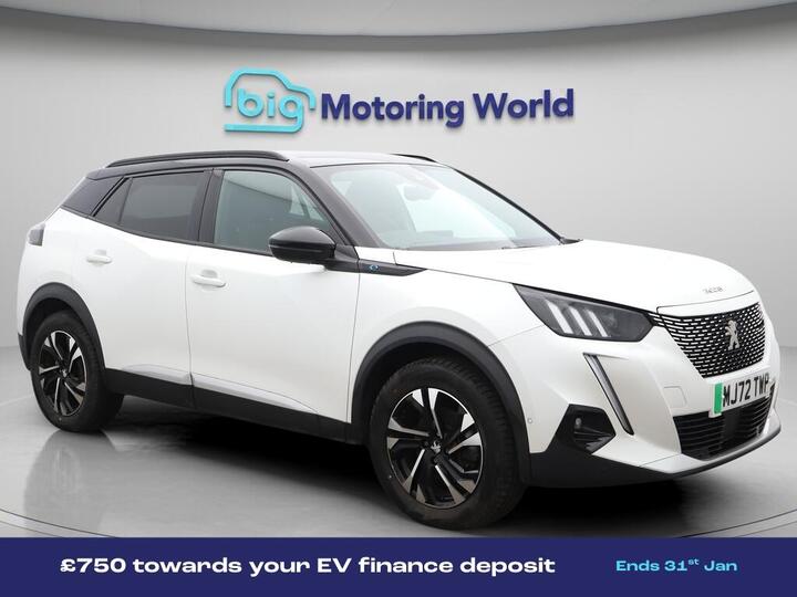 Peugeot E-2008 50kWh GT Auto 5dr (7kW Charger)