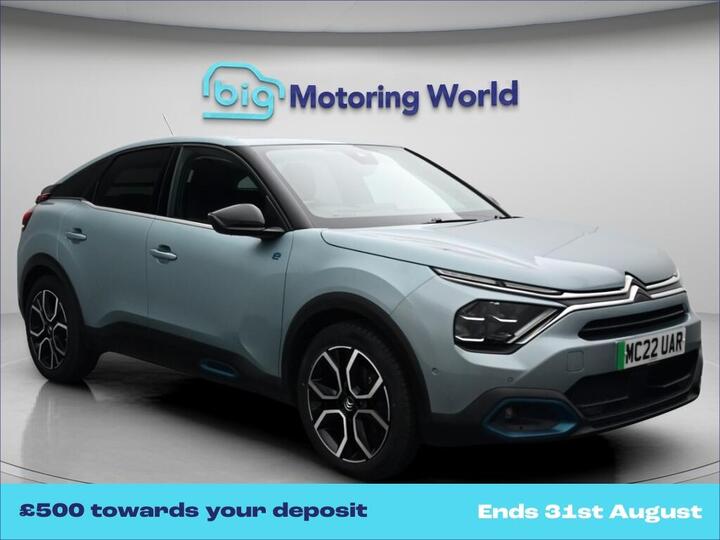 Citroen E-C4 50kWh Shine Plus Auto 5dr (7.4kW Charger)
