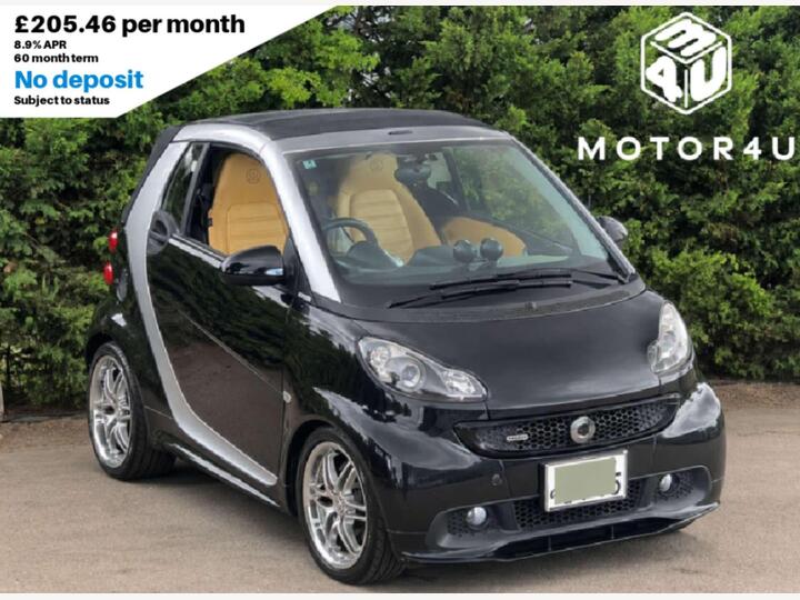 Smart SMART FORTWO CABRIO 1.0 BRABUS Xclusive Cabriolet SoftTouch Euro 5 2dr