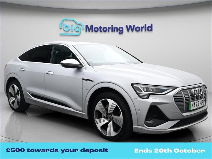 Audi E-tron 55 S Line Sportback Auto Quattro 5dr 95kWh (11kW Charger)