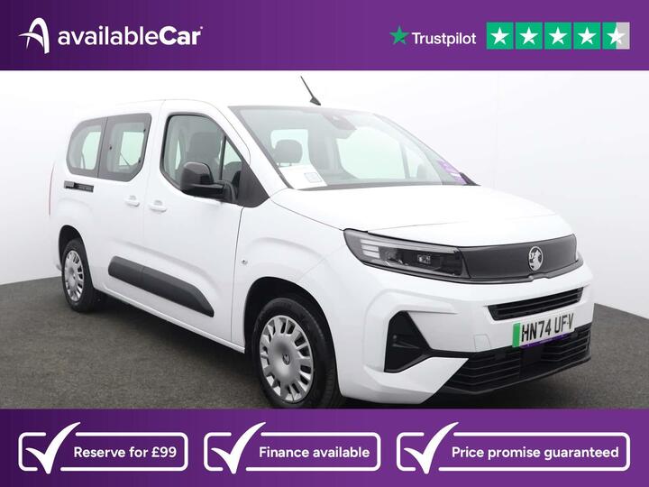 Vauxhall Combo Life Electric 52kWh Design XL MPV Auto 5dr (7.4kW Charger) Vauxhall Combo Life Electric 52kWh Design XL MPV Auto 5dr (7.4kW Charger)