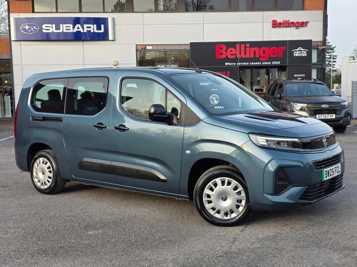 Vauxhall Combo Life Electric 52kWh Design XL MPV Auto 5dr (7.4kW Charger) Vauxhall Combo Life Electric 52kWh Design XL MPV Auto 5dr (7.4kW Charger)
