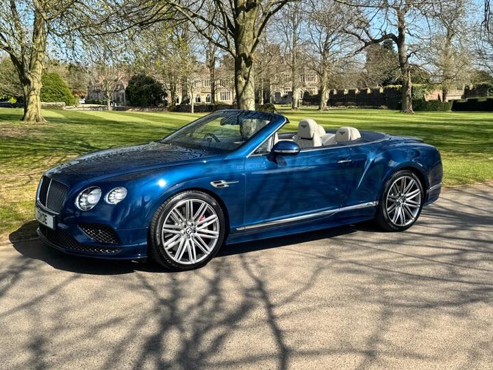 Bentley CONTINENTAL 6.0 W12 GTC Speed Auto 4WD Euro 6 2dr