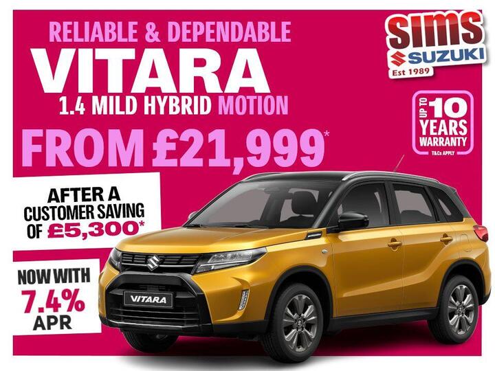 Suzuki Vitara 1.4 Boosterjet MHEV Motion Euro 6 (s/s) 5dr