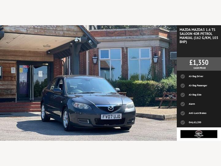 Mazda MAZDA3 1.6 TS 4dr