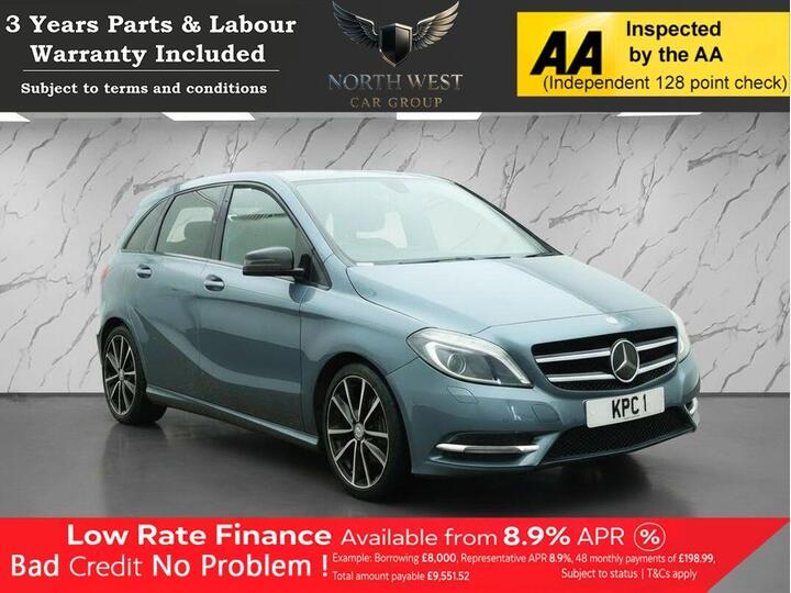 Mercedes-Benz B-CLASS 1.8 B180 CDI BlueEfficiency Sport 7G-DCT Euro 5 (s/s) 5dr Mercedes-Benz B-CLASS 1.8 B180 CDI BlueEfficiency Sport 7G-DCT Euro 5 (s/s) 5dr