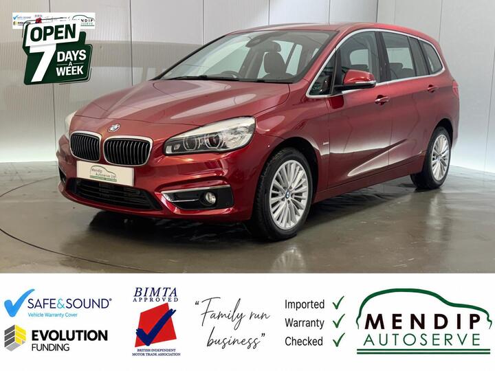BMW 2 Series Gran Tourer 2.0 218d Luxury MPV 5dr Diesel Auto Euro 6 (s/s) (150 Ps)