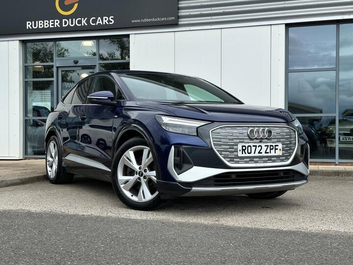 Audi Q4 E-tron 40 S Line Sportback Auto 5dr 82kWh Audi Q4 E-tron 40 S Line Sportback Auto 5dr 82kWh