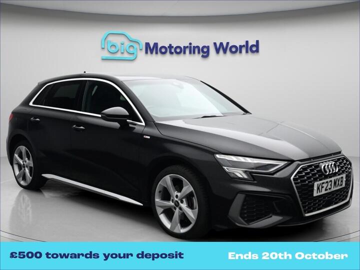Audi A3 1.4 TFSIe 40 S Line Sportback S Tronic Euro 6 (s/s) 5dr 13kWh