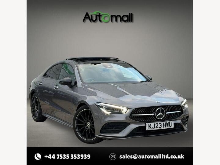Mercedes-Benz CLA 1.3 CLA180 AMG Line Night Edition (Premium Plus) Coupe 7G-DCT Euro 6 (s/s) 4dr Mercedes-Benz CLA 1.3 CLA180 AMG Line Night Edition (Premium Plus) Coupe 7G-DCT Euro 6 (s/s) 4dr