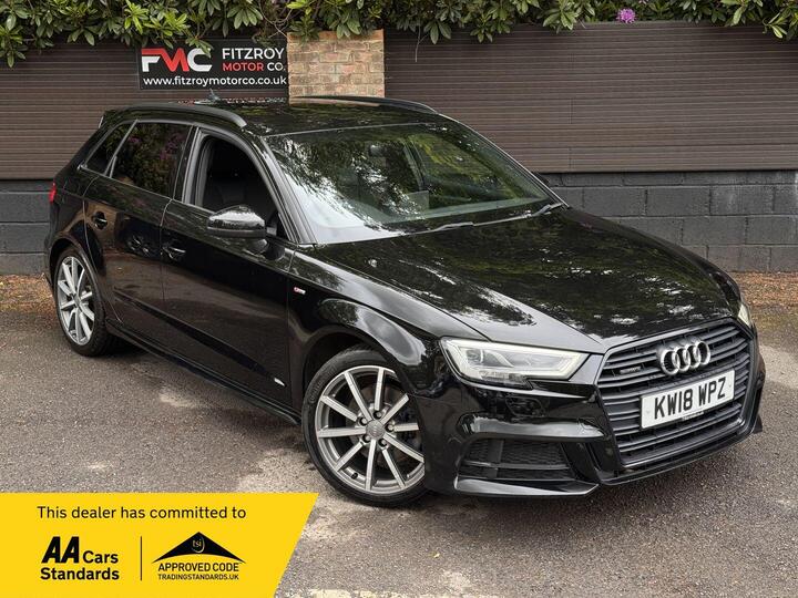 Audi A3 2.0 TFSI Black Edition Sportback S Tronic Quattro Euro 6 (s/s) 5dr