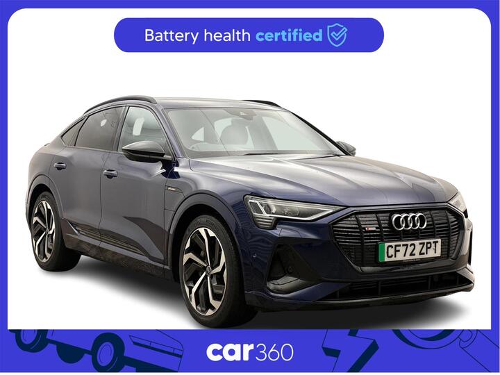 Audi E-tron 55 Black Edition Sportback Auto Quattro 5dr 95kWh (11kW Charger)