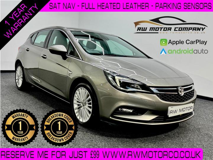 Vauxhall Astra 1.6 CDTi BlueInjection Elite Nav Auto Euro 6 5dr