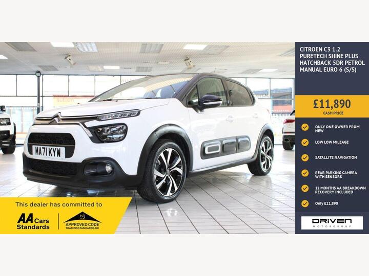 Citroen C3 1.2 PureTech Shine Plus Euro 6 (s/s) 5dr