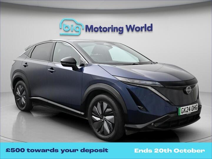 Nissan ARIYA 87kWh Advance Auto 5dr 22kW Charger