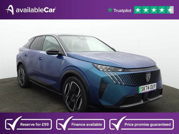 Peugeot E-3008 73kWh GT Auto 5dr Peugeot E-3008 73kWh GT Auto 5dr