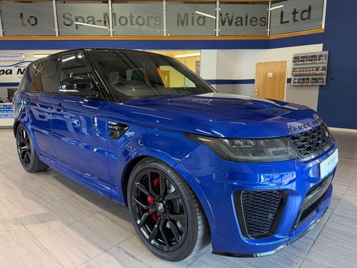 Land Rover RANGE ROVER SPORT 5.0 P575 V8 SVR Auto 4WD Euro 6 (s/s) 5dr Land Rover RANGE ROVER SPORT 5.0 P575 V8 SVR Auto 4WD Euro 6 (s/s) 5dr