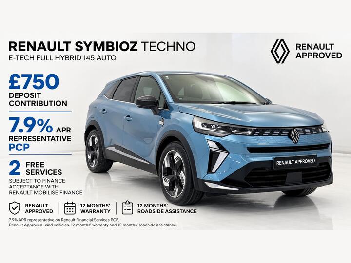 Renault Symbioz 1.8 E-TECH Techno Auto Euro 6 (s/s) 5dr