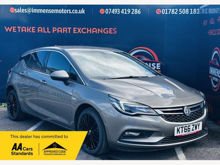 Vauxhall ASTRA 1.4i Turbo Elite Nav Euro 6 5dr