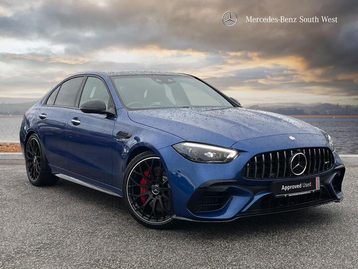 Mercedes-Benz C Class 2.0 C63 6.1kWh AMG S E Performance Night Edition (Premium Plus) SpdS MCT 4MATIC+ Euro 6 (s/s) 4dr Mercedes-Benz C Class 2.0 C63 6.1kWh AMG S E Performance Night Edition (Premium Plus) SpdS MCT 4MATIC+ Euro 6 (s/s) 4dr