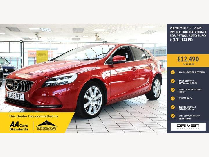 Volvo V40 1.5 T2 GPF Inscription Auto Euro 6 (s/s) 5dr