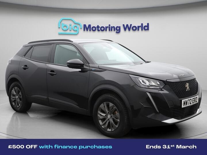 Peugeot E-2008 50kWh Active Premium + Auto 5dr (7kW Charger)