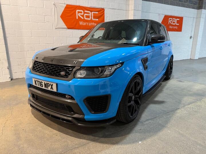 Land Rover Range Rover Sport 5.0 V8 SVR Auto 4WD Euro 6 (s/s) 5dr Land Rover Range Rover Sport 5.0 V8 SVR Auto 4WD Euro 6 (s/s) 5dr