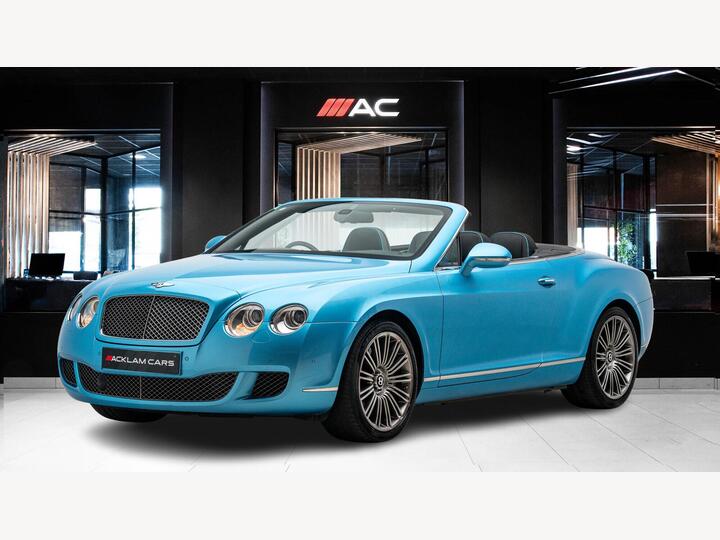 Bentley Continental 6.0 W12 GTC Speed Auto 4WD Euro 5 2dr