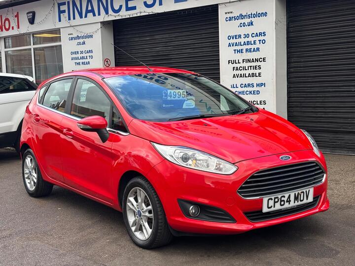 Ford Fiesta 1.0T EcoBoost Zetec Euro 5 (s/s) 5dr