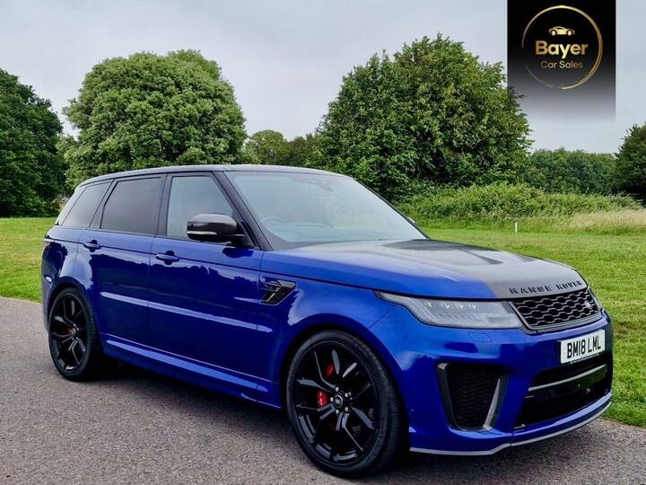 Land Rover RANGE ROVER SPORT 5.0 P575 V8 SVR Auto 4WD Euro 6 (s/s) 5dr