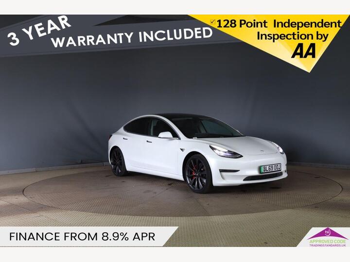 Tesla Model 3 (Dual Motor) Performance Auto 4WDE 4dr (Performance Upgrade)