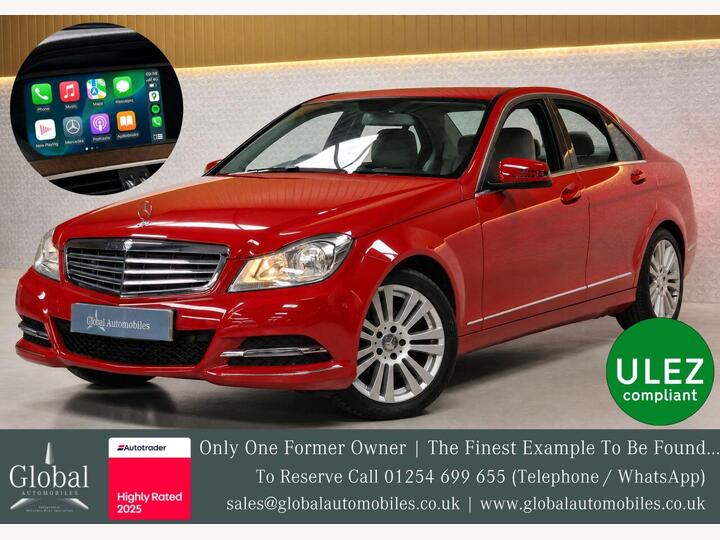 Mercedes-Benz C CLASS 1.6 C180 BlueEfficiency Executive SE G-Tronic+ Euro 5 (s/s) 4dr