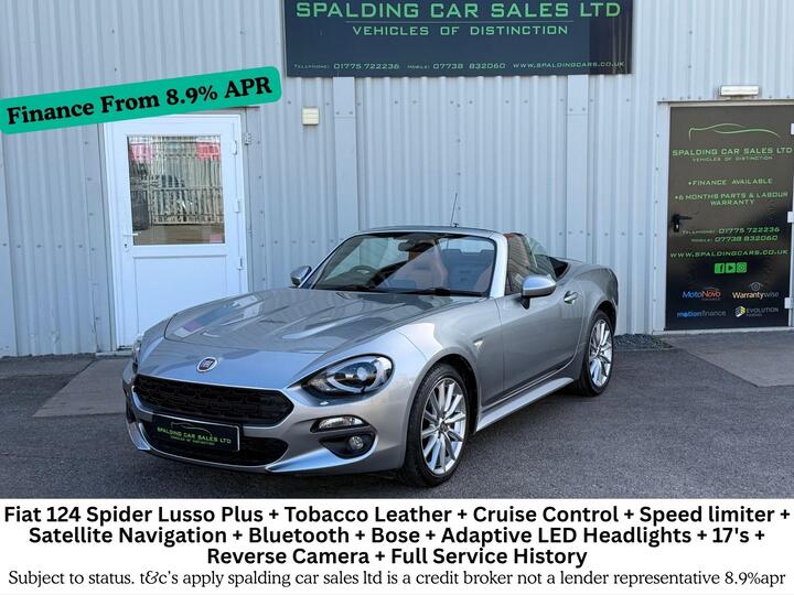 Fiat 124 Spider 1.4 MultiAir Lusso Plus Euro 6 2dr