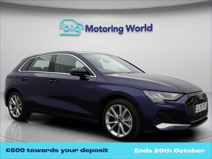 Audi A3 1.5 TFSIe 17.9kWh Sport Sportback S Tronic Euro 6 (s/s) 5dr