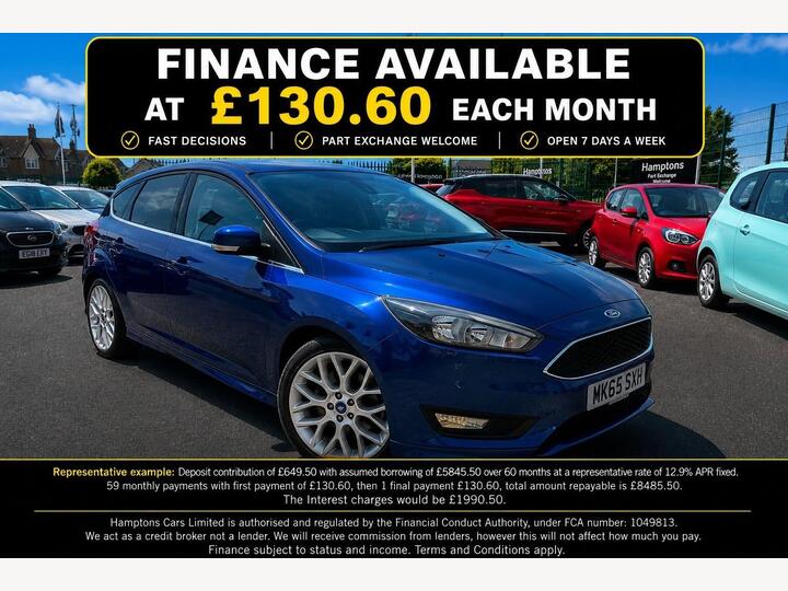 Ford Focus 1.5 TDCi Zetec S Euro 6 (s/s) 5dr